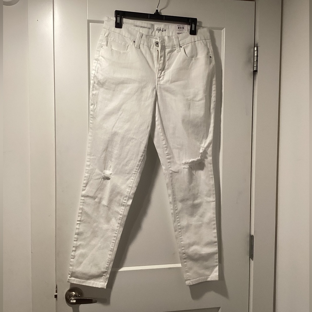 NWT Style &Co‎ Size 10 Jeans Bright White